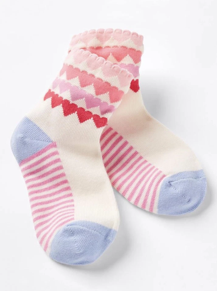 Matilda Jane Enchanted Garden Snuggle Heart-Print Socks size S Small 5-8 NWT - Image 1 of 1