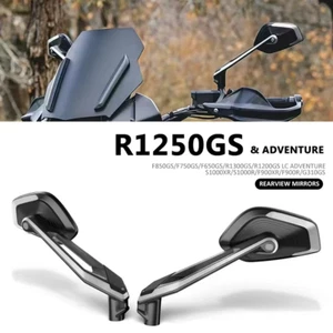 For BMW R1300GS R1250GS ADV Rearview Mirror Adjustable Side Rear View Mirrors - Picture 1 of 17