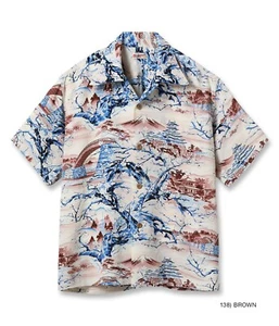 CAMISA HAWAIANA SUN SURF 2025 100% RAYÓN SS39422 “ESCENARIO DE JAPÓN” NUEVA - Imagen 1 de 14