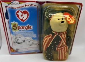 TY Teenie Beanie Baby Spangle The Bear Rare Errors McD’s 1999 NIP One Owner - Bild 1 von 6