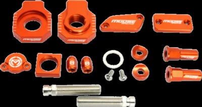 Moose Bling Pack Billet Aluminum Orange FOR KTM 85SX 2003-2012 & 105SX 2004-2011 - Image 1 of 2
