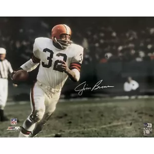 Jim Brown Autographed/Signed Cleveland Browns 16x20 Photo Beckett 48945 - Picture 1 of 3