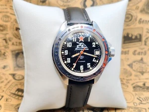 USSR Mechanical Wrist Watch Vostok Komandirskie Cal.2414A 17 Jewels - Picture 1 of 16