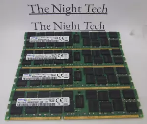 Samsung 64GB 4x 16GB PC3L-12800R Registered Server RAM - M393B2G70QH0-YK0 - Picture 1 of 4