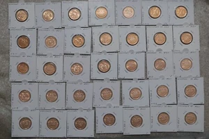 🧠🇩🇰 DENMARK 50 ORE 2000'S COLLECTION UNC + BU FROM FOLDER B77 #29 - Picture 1 of 10