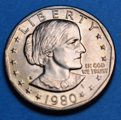 Dólar 1980 D Susan B Anthony **Envío gratuito** Foto 1 de 2