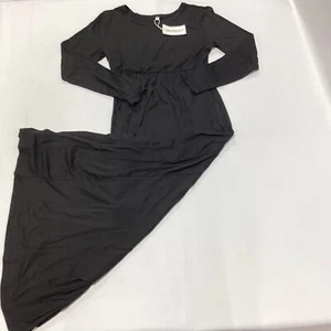 Womens Auselily Black Long Sleeve Dress Large NEW - Picture 1 of 4