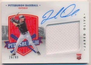 2021 Panini America's Pastime Material Signatures #23 Jared Oliva Autograph /99 - Picture 1 of 2