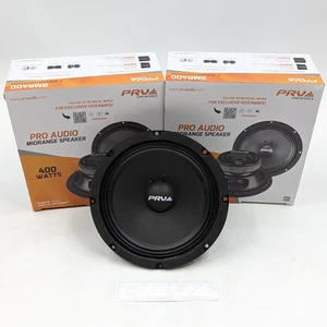 PRV Audio 8" Midrange Car Speaker 96dB 400W RMS 8Ohms 8MR400 (2pk) In Black - Picture 1 of 11