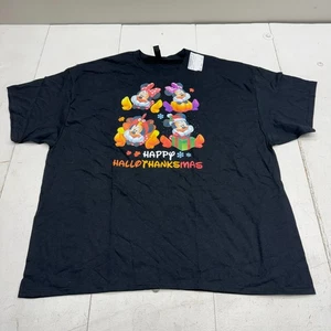 Gildan Mickey Mouse Holiday Theme Print Short Sleeve T Shirt Adults Size 3XL - Picture 1 of 6