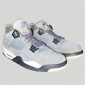 Nike Air Jordan 4 Retro Cool Grey 2019 Size 13 Chrome Charcoal Maize 308497-007 - Picture 1 of 10