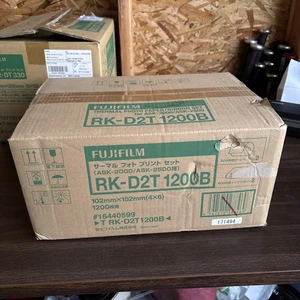 Fujifilm RK-D2T1200B 4x6" Dye Sub Media für ASK-2000/2500 Drucker, 2 Rollen - Bild 1 von 1