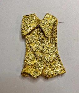 Vintage Mod 1970 Shillman Lurex Gold Body Barbie Modepuppen Klone EG - Bild 1 von 5