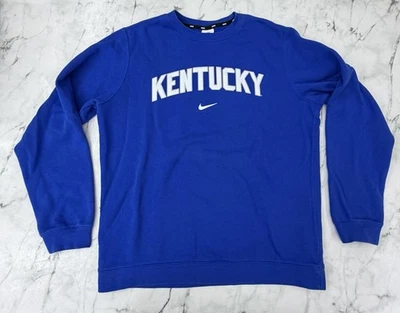 Nike NCAA Kentucky Wildcats Crewneck Sweater Sweatshirt Size Large Pullover - Image 1 of 4
