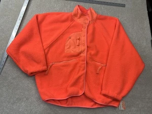 FP Movement Pullover Womens XL Neon Coral Fleece Jacket Pink Combo OB921410 NWT - Picture 1 of 10