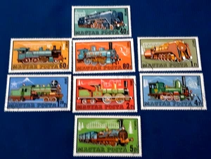 Hungary, #2123-30 Locomotives 1972 full set, 8v, CTO - Picture 1 of 1