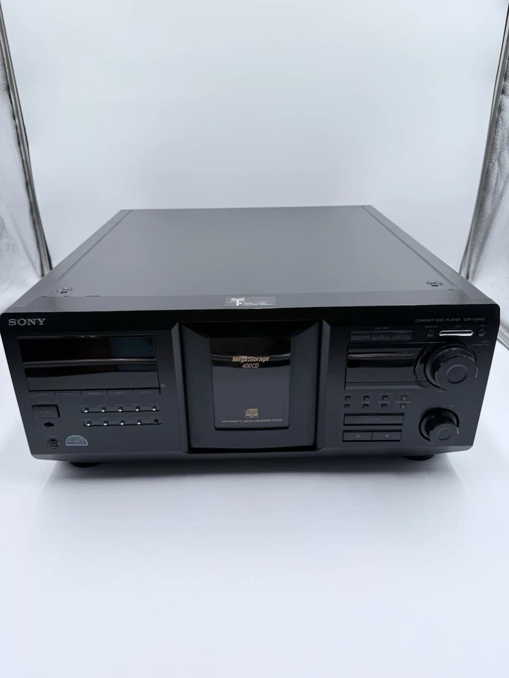 Reproductor de CD Sony CDP-CX400 400 CD cambiador de discos PARA REPUESTOS O REPARACIÓN Foto 1 de 4