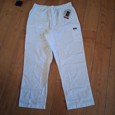 Pantalones Médicos Cherokee Workwear Para Hombre Carga Grandes 4000 Blancos Nuevos con Etiquetas  Foto 1 de 4