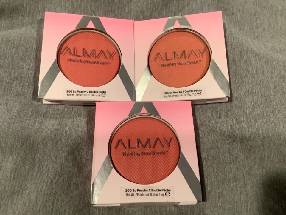 ~ 3 Brand New Almay Healthy Hue Blush 200 So Peachy ~ - Image 1 of 1