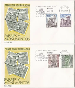 Spain FDC 1979 – Michel nº 2419/22 Tourism: Architecture - Picture 1 of 1