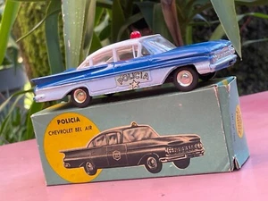 BUBY Chevrolet Bel Air Police Very Near Mint origin. Box Extremely rare No Dinky - Imagen 1 de 23