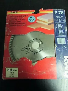 KWB 78P 5878-66 Kreissägeblatt HM/CT 210 x 30mm Zähne=64 (A559) - Bild 1 von 2