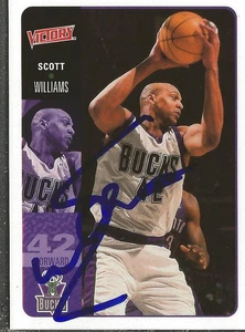 Scott Williams 2000 Upper Deck Victory Autograph #118 Bucks Bulls - Picture 1 of 1