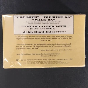 John Hiatt Cassette Sampler Cry Love You Must Go Walk On Thing Called Love New - Picture 1 of 3