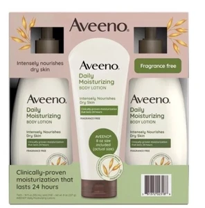 Aveeno Daily Moisturizing Body Lotion Set Fast Shipping - Picture 1 of 1