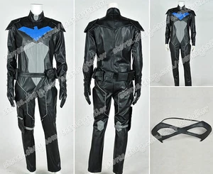 Young Justice Cosplay Nachtflügel Kostüm Overall Outfit Komplettset schwarz Version - Bild 1 von 12