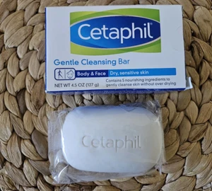 Cetaphil Gentle Cleansing Bar, Body & Face, Dry Sensitive Skin 4.5 oz (127 g) - Picture 1 of 7