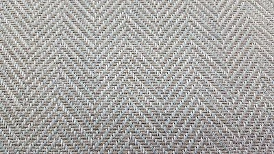 Light blue zigzag chevron fabric remnant 88,5" long X 56,5" wide - Image 1 of 4