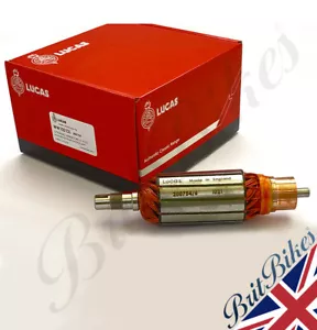 ORIGINALE LUCAS DINAMO ARMATURA 6V 60W E3LM BSA ROYAL ENFIELD NORTON 200754 UK - Foto 1 di 3