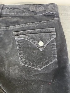 Kut From The Kloth Pants Women Size 8 Black Corduroy Mid Rise - Picture 1 of 10