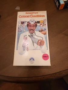 Critical Condition VHS 1987 Richard Pryor Crazy Video Movie Paramount Release - Picture 1 of 3