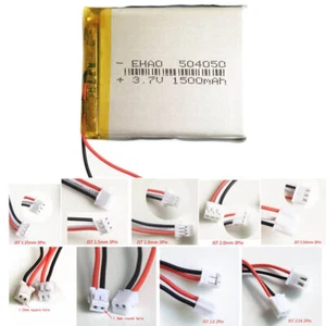 Batteria ricaricabile Lipo 3,7 V 1500 mAh 504050 per cellulare Bluetooth PLUG - Foto 1 di 18