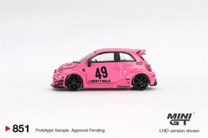 MINI GT 1:64 ABARTH 595 LB-WORKS x Abas Works LHD blister box Car - Picture 1 of 3