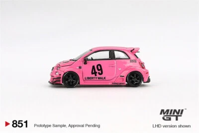 MINI GT 1:64 ABARTH 595 LB-FUNCIONA x Abas Works LHD blister box coche Foto 1 de 3