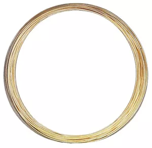 14/20 Yellow Gold-Filled Wire | Half Round | Half Hard | 10-24 Gauge | 1-10 ft - Picture 1 of 10