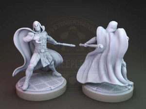 Moon Knight miniature V1 for tabletop, boardgames - Picture 1 of 5