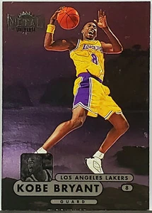 FOIL! 🔥 KOBE BRYANT 1997 FLEER METAL UNIVERSE #86 LAKERS SKYBOX, ALMOST ROOKIE - Picture 1 of 4