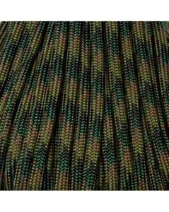 550 Paracord Woodland Camo 10 Fuß Hergestellt in den USA (Versand am selben Tag) - Bild 1 von 1