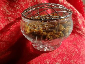 Vintage ROYAL DOULTON Topf Pourri Schliff Kristall Schüssel Schale Webb Corbett mit Deckel - Bild 1 von 6