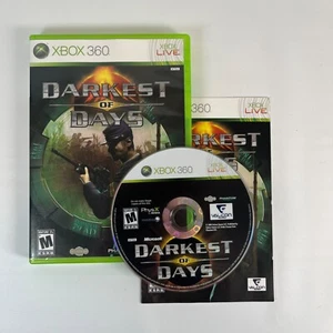 Darkest of Days (Microsoft Xbox 360, 2009) Complete In Box w/ Manual CIB - Picture 1 of 6