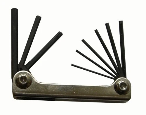 Bondhus 14591 Metal Handle Hex Tip 9 Piece Fold Up Tool with ProGuard Finish - Image 1 of 1