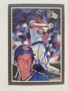 Signed 1985 Donruss Action All-Star Jody Davis Chicago Cubs Auto Autograph
