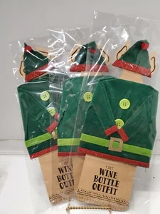 Set di 3 bottiglie di vino natalizie - Foto 1 di 5