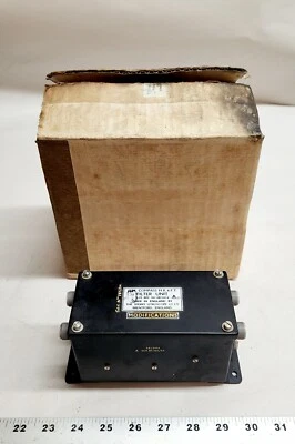 Unidad de filtro de brújula RAF de colección NOS 1950 P/N 16775-0 giroscopio de aviación Sperry Foto 1 de 4