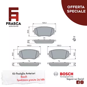 Pastiglie Freno Anteriori Bosch Dacia Sandero III 1.0 SCe 67 CV 1.0 TCe 91 CV - Foto 1 di 3