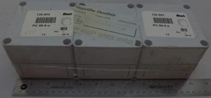 (3) Altech 120-903 PC 99-8-o IP66 Enclosure 3.70" x 3.70" x 3.19" Gray - Picture 1 of 3